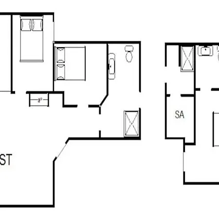 6 Person In Henne Holiday home *